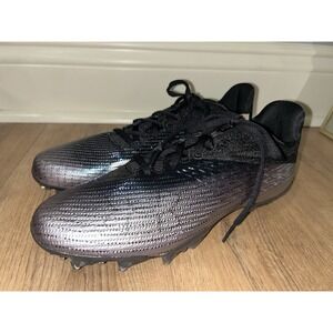 UA Blur Smoke MC Cleats Women's Sz 7.5 Lacrosse‎ Football Black Gray NWOB